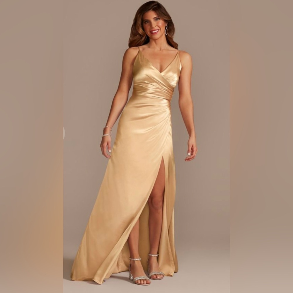 Gold bridesmaid dress. Never worn.